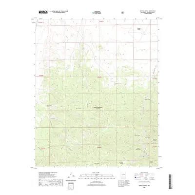 2020 Map of Monica Saddle, 2020 Print