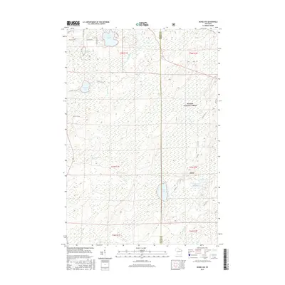 2015 Map of Monico NE, 2015 Print