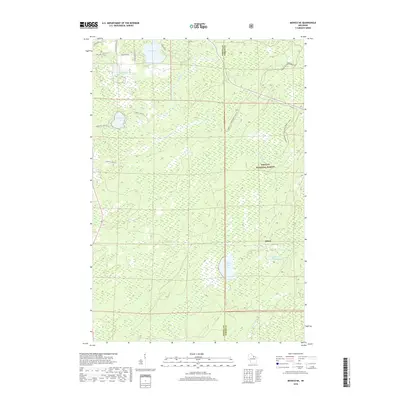 2018 Map of Monico NE, 2018 Print