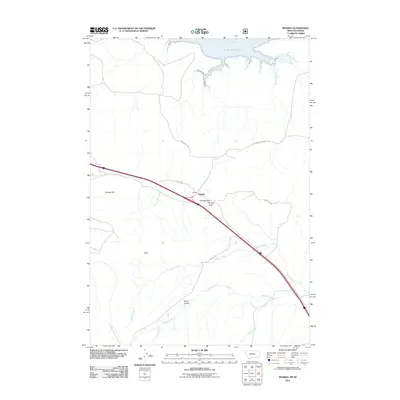 2011 Map of Monida, 2011 Print