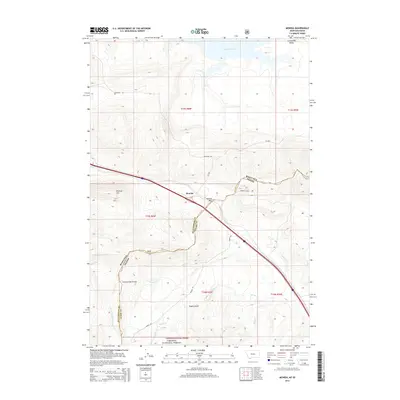 2014 Map of Monida, 2014 Print