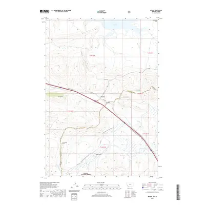 2020 Map of Monida, 2020 Print