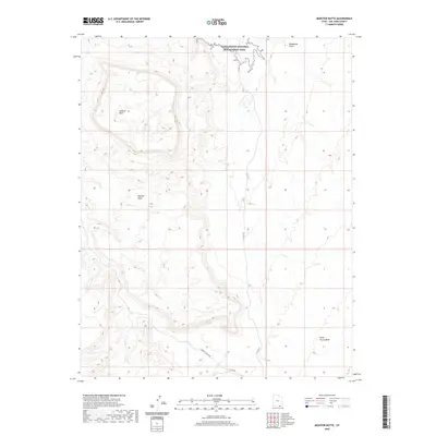 2020 Map of Monitor Butte, 2020 Print