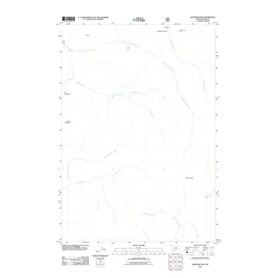 2011 Map of Monitor Peak, 2011 Print