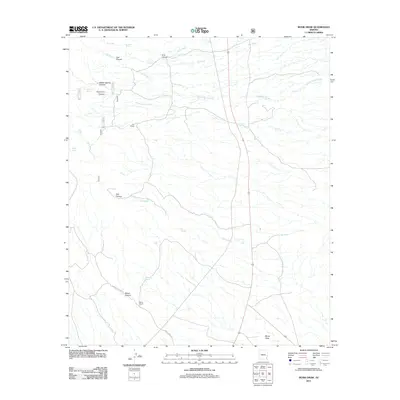 2011 Map of Monk Draw, 2011 Print