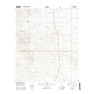 2014 Map of Monk Draw, 2014 Print