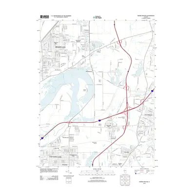 2012 Map of Monks Mound, 2012 Print