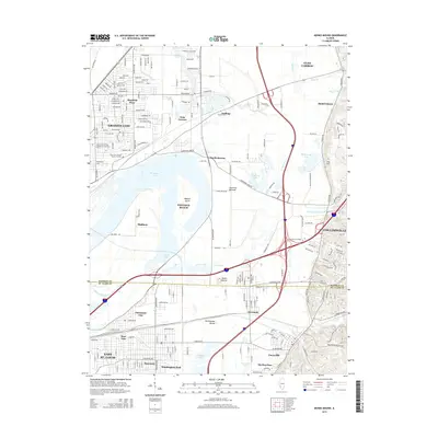 2015 Map of Monks Mound, 2015 Print
