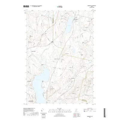 2018 Map of Monmouth, 2018 Print
