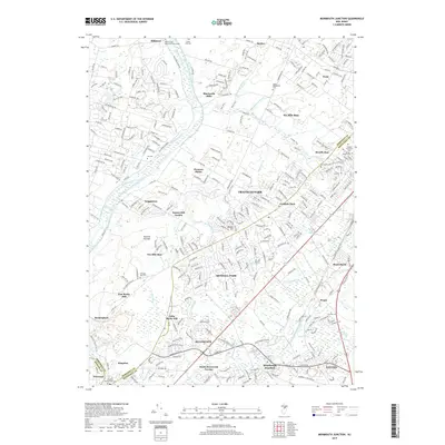 2019 Map of Monmouth Junction, 2019 Print