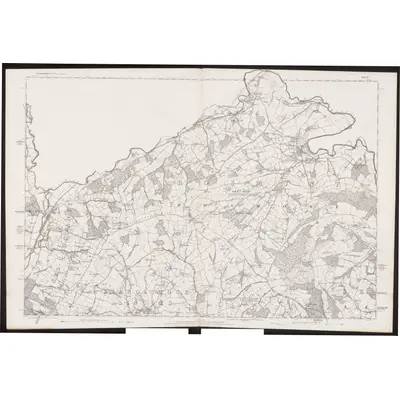 1880 Map of Monmouthshire IV, 1886 Print