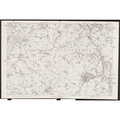 1882 Map of Monmouthshire VII, 1886 Print