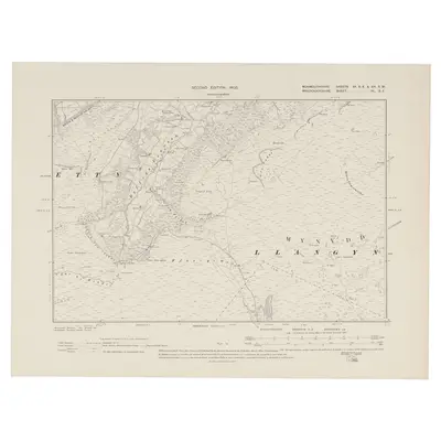 1899 Map of Monmouthshire Xa.SE & XIa.SW, 1902 Print