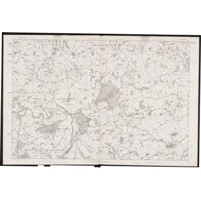 1881 Map of Monmouthshire XIII, 1885 Print