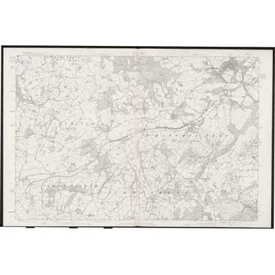 1880 Map of Monmouthshire XIV, 1886 Print