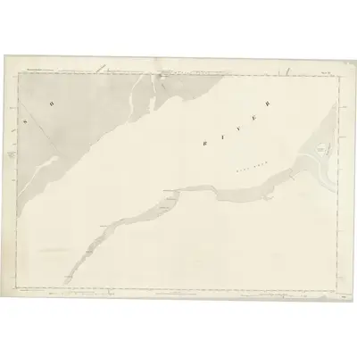 1885 Map of Monmouthshire XL, 1887 Print