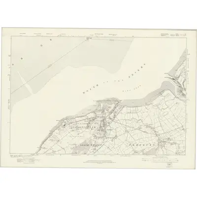 1900 Map of Monmouthshire XL, 1922 Print