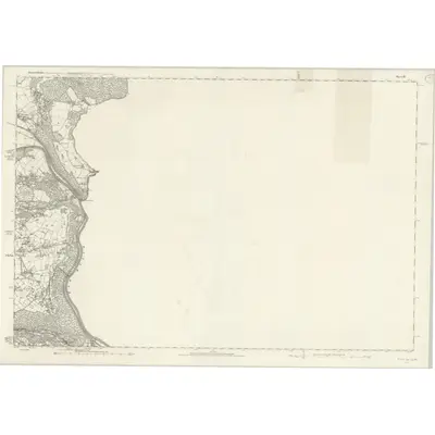 1880 Map of Monmouthshire XV, 1886 Print