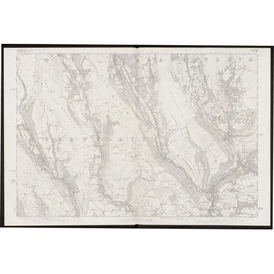 1873 Map of Monmouthshire XVII, 1885 Print
