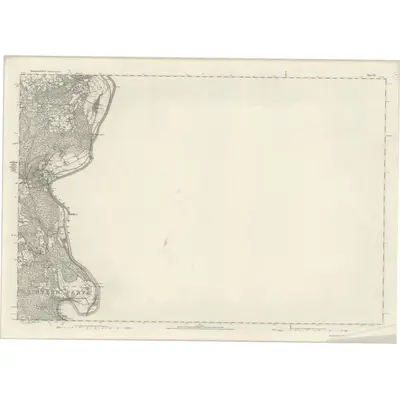 1880 Map of Monmouthshire XXI, 1886 Print