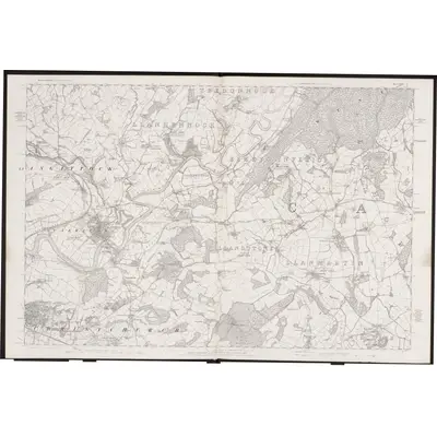 1881 Map of Monmouthshire XXIX, 1886 Print