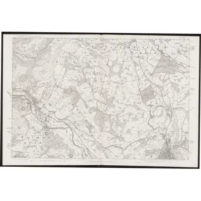 1878 Map of Monmouthshire XXVIII, 1886 Print