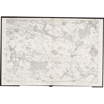 1880 Map of Monmouthshire XXX, 1887 Print