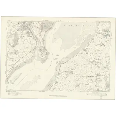 1918 Map of Monmouthshire XXXI, 1922 Print