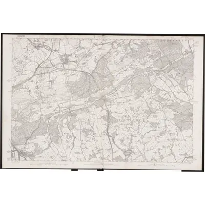 1875 Map of Monmouthshire XXXII, 1885 Print