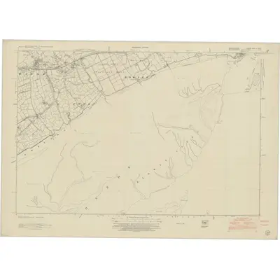 1949 Map of Monmouthshire XXXV (inset XXXVI), 1954 Print