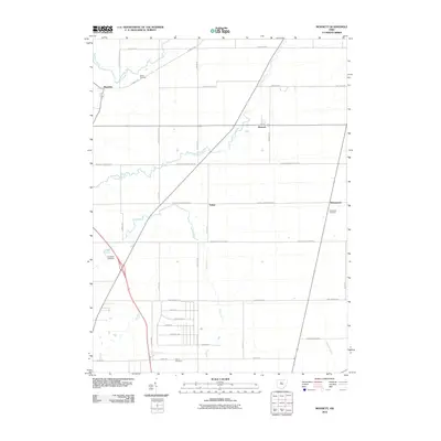 2010 Map of Monnett, 2010 Print
