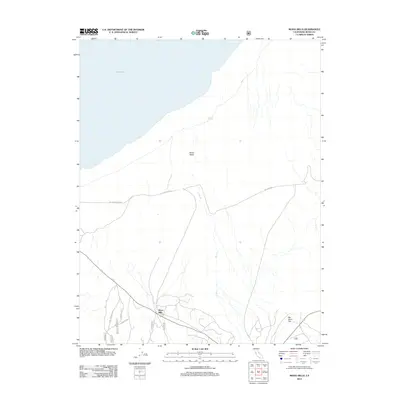 2012 Map of Mono Mills, 2012 Print
