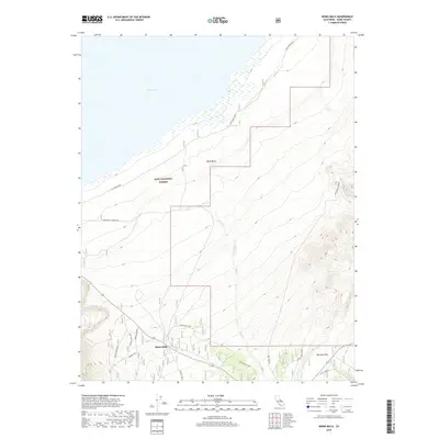 2018 Map of Mono Mills, 2018 Print