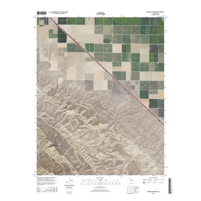 2015 Map of Monocline Ridge, 2015 Print
