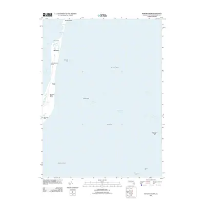 2012 Map of Monomoy Point, 2012 Print