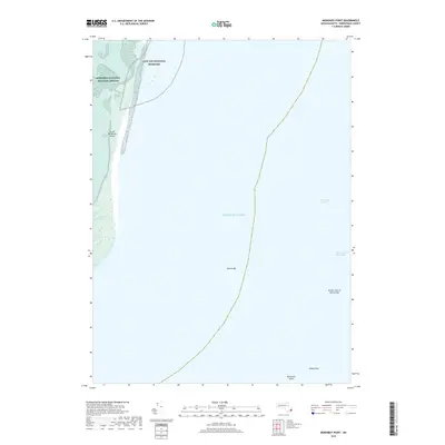 2018 Map of Monomoy Point, 2018 Print