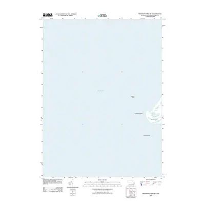 2012 Map of Monomoy Point OE W, 2012 Print