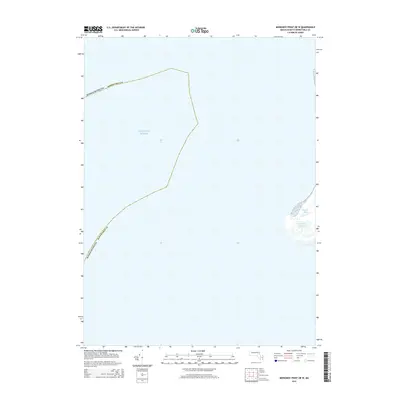 2015 Map of Monomoy Point OE W, 2015 Print