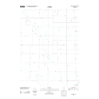 2013 Map of Monon NE, 2013 Print