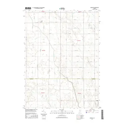 2016 Map of Monon NE, 2016 Print