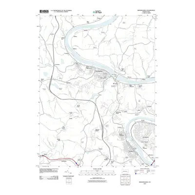 2010 Map of Monongahela, 2010 Print