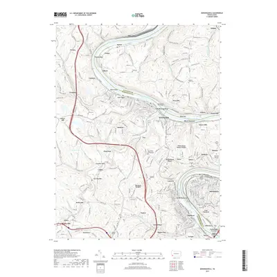 2019 Map of Monongahela, 2019 Print