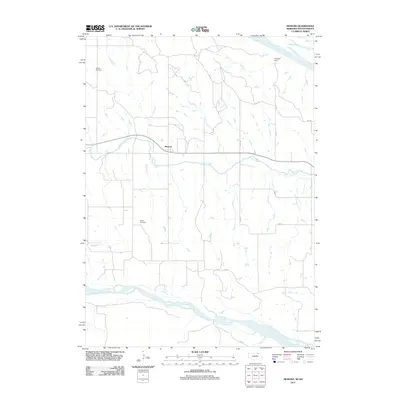 2011 Map of Monowi, 2011 Print