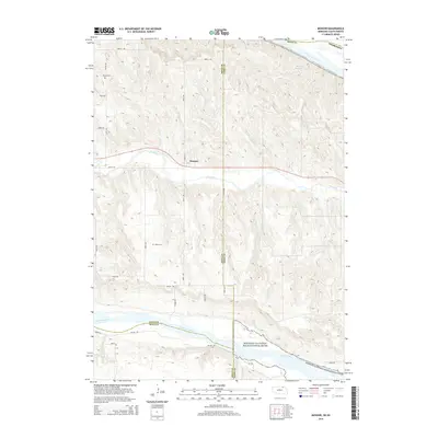 2014 Map of Monowi, 2014 Print