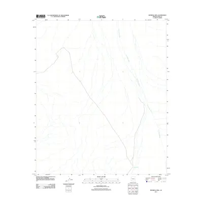 2011 Map of Monreal Well, 2011 Print