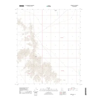 2018 Map of Monreal Well, 2018 Print