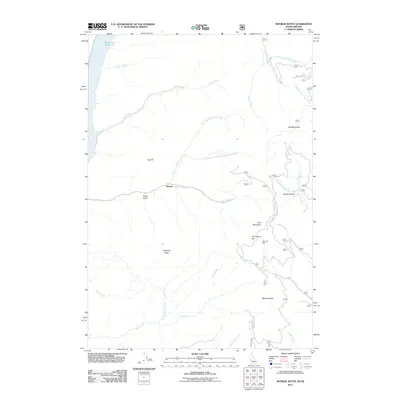 2011 Map of Monroe Butte, 2011 Print