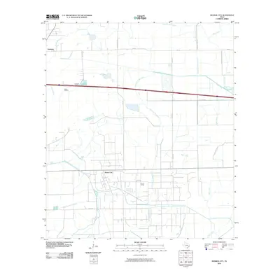2010 Map of Monroe City, 2010 Print