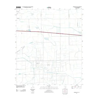 2013 Map of Monroe City, 2013 Print