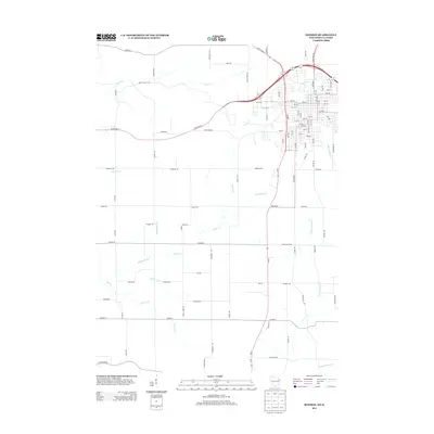 2013 Map of Monroe, 2013 Print